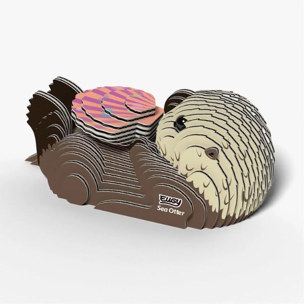 EUGY Sea Otter - Kids Cardboard Craft Kit