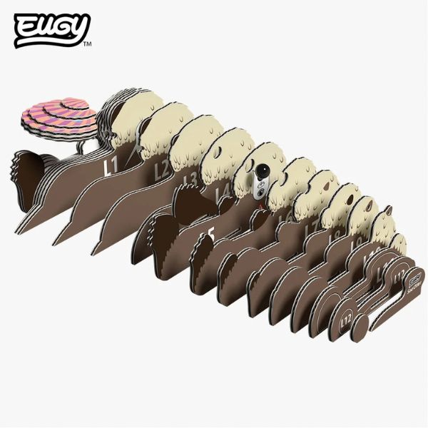 EUGY Sea Otter - Kids Cardboard Craft Kit
