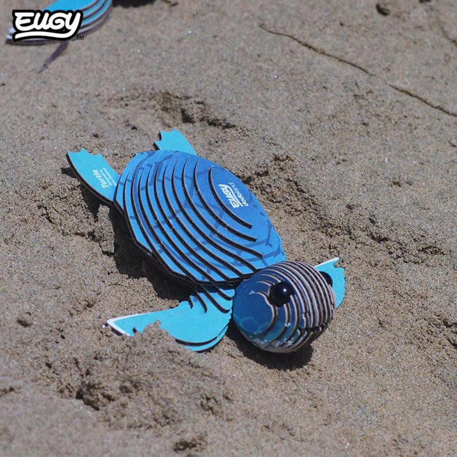 EUGY Turtle 3D Puzzle - Cardboard Model Kit