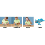EUGY Turtle 3D Puzzle - Cardboard Model Kit