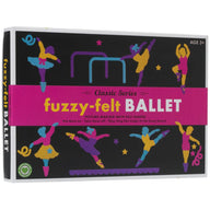 Fuzzy Felt Ballet set with ballerinas and theatre backdrop