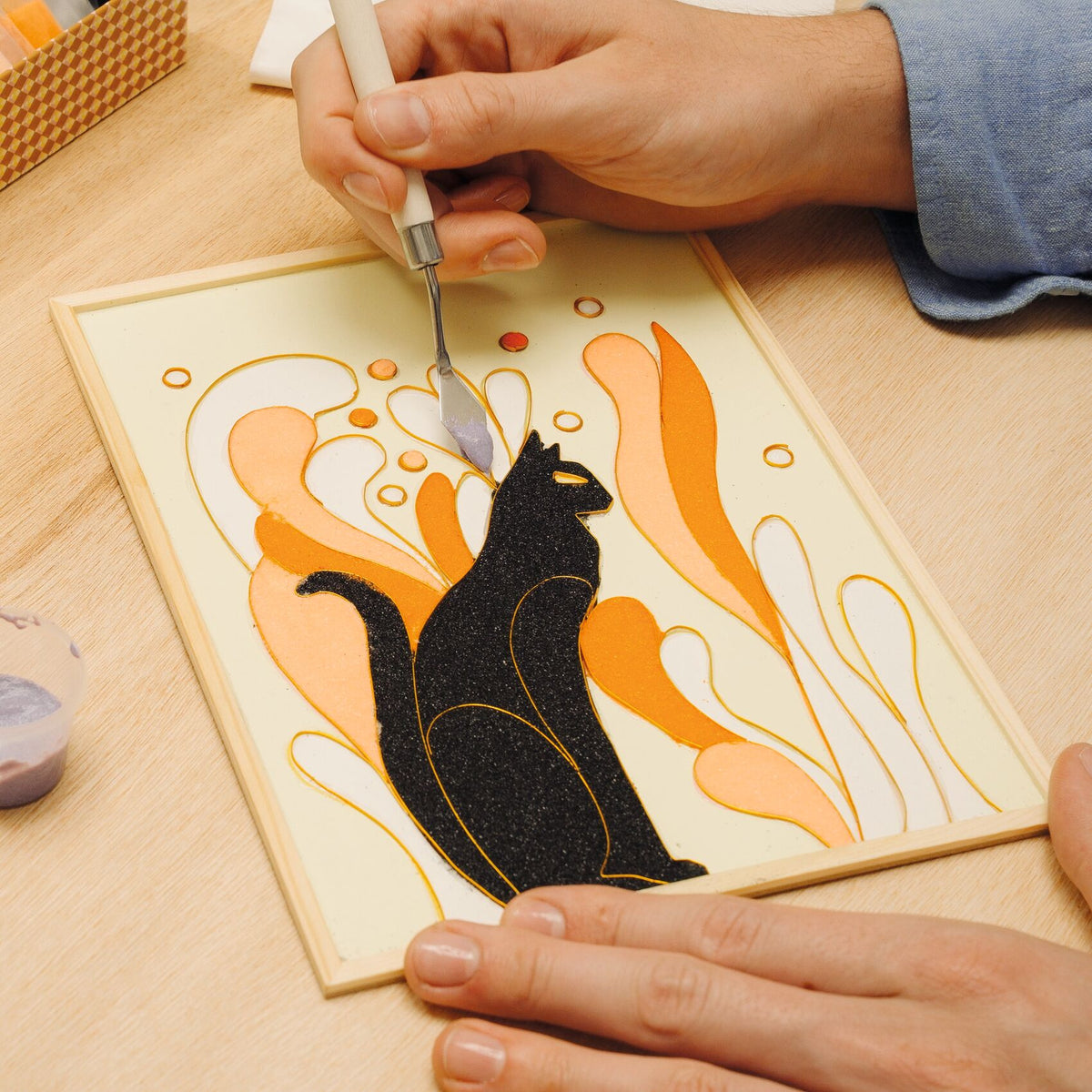 Djeco Atelier Grands Augustins - Workshop 97, Cloisonné sand painting GA10097