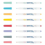 Giotto Glitter Felt Tip Pens