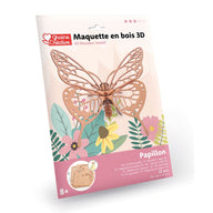 Graine Creative 3D Wooden Model Kit - Butterfly