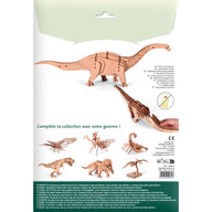 Dinosaur 3D Wooden Model Kit - Diplodocus