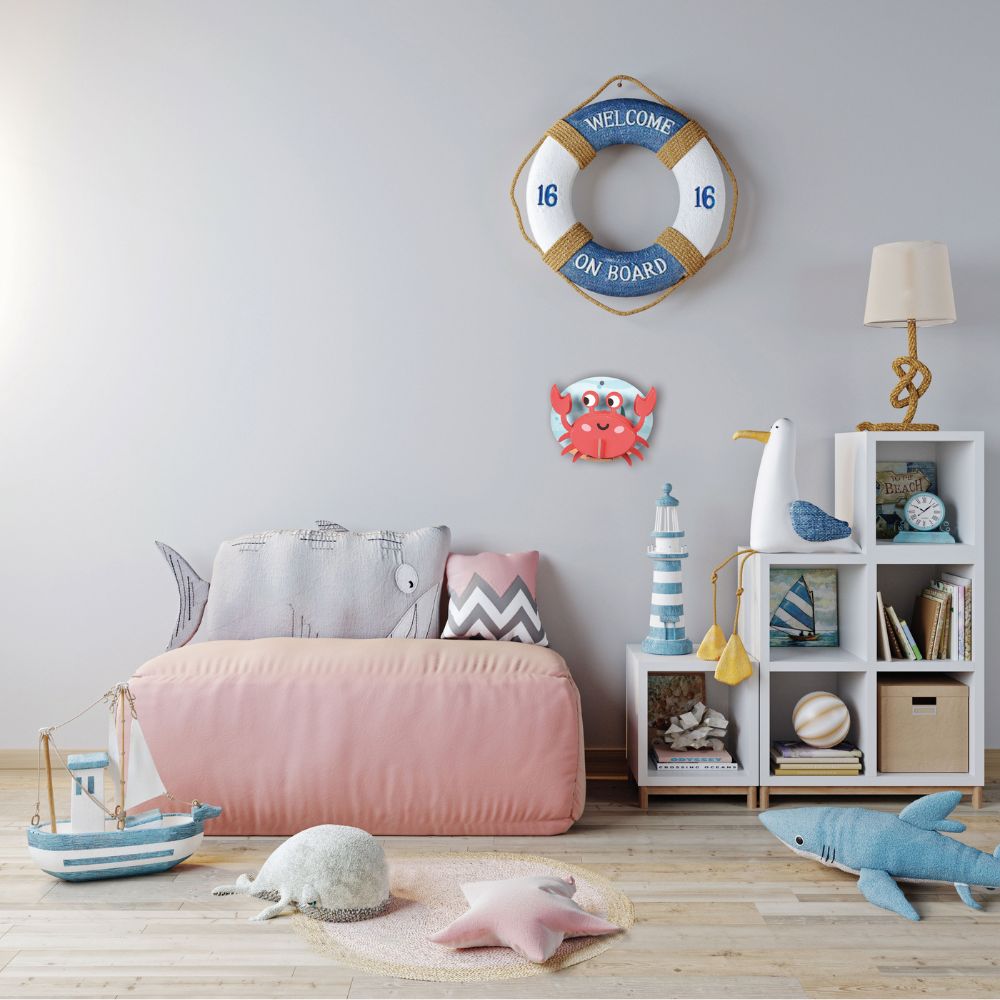 Graine Creative 3D Wooden Hanging Decoration To Make - Crab