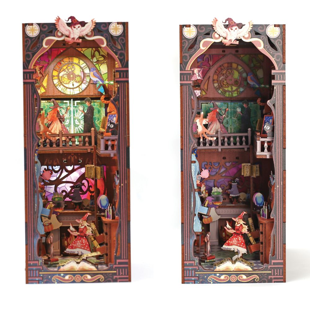 Graine Creative 3D Wooden Model Magic House Book Nook