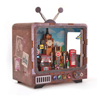 Graine Creative 3D Wooden Model TV - Welcome to London
