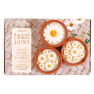 Beginners Candle Making Kit - Daisy Terracotta Pots