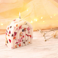 Kids Candle Making Kit - Rainbow Terrazzo