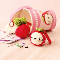 Amigurumi Crochet Cat Kit - Strawberry