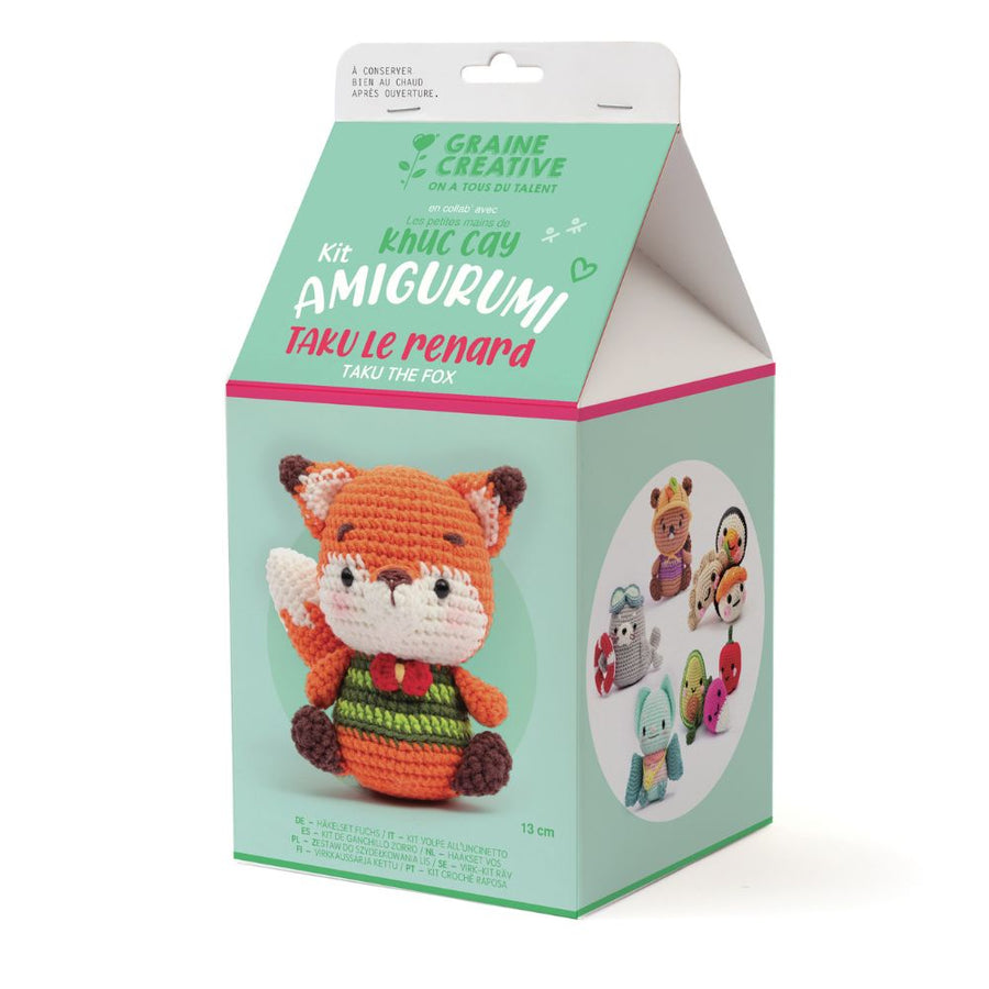 Graine Creative Amigurumi Crochet Taku The Fox