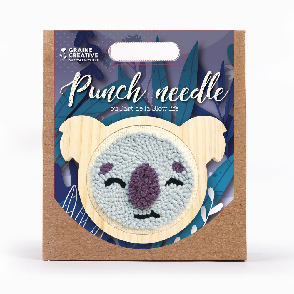 Graine Creative Punch Needle - Koala.  Beginner Punch Needle Kit