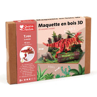 Graine Creative 3D Wooden Model - T-Rex&nbsp;