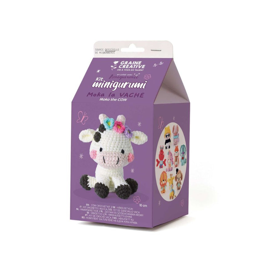 Amigurumi Crochet Mini Kit - Cow