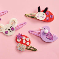 Janod Make Your Own Glittery Flower Garden Hairclips