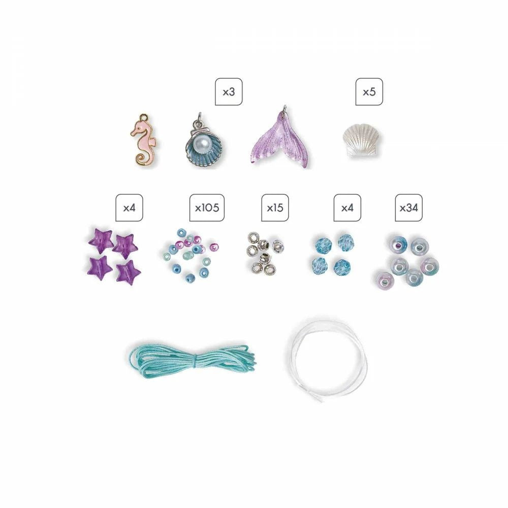 Janod mermaid jewellery making kit
