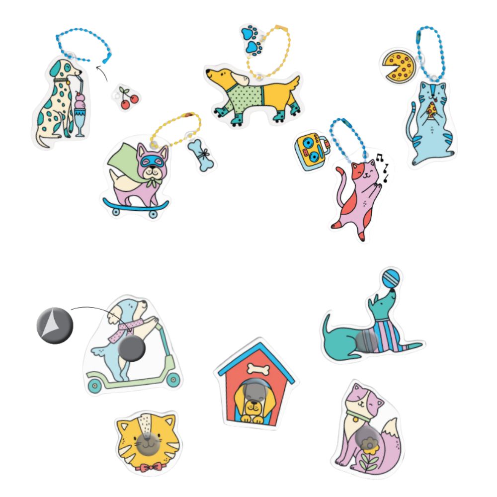 Janod Shrink Plastic Cats & Dogs