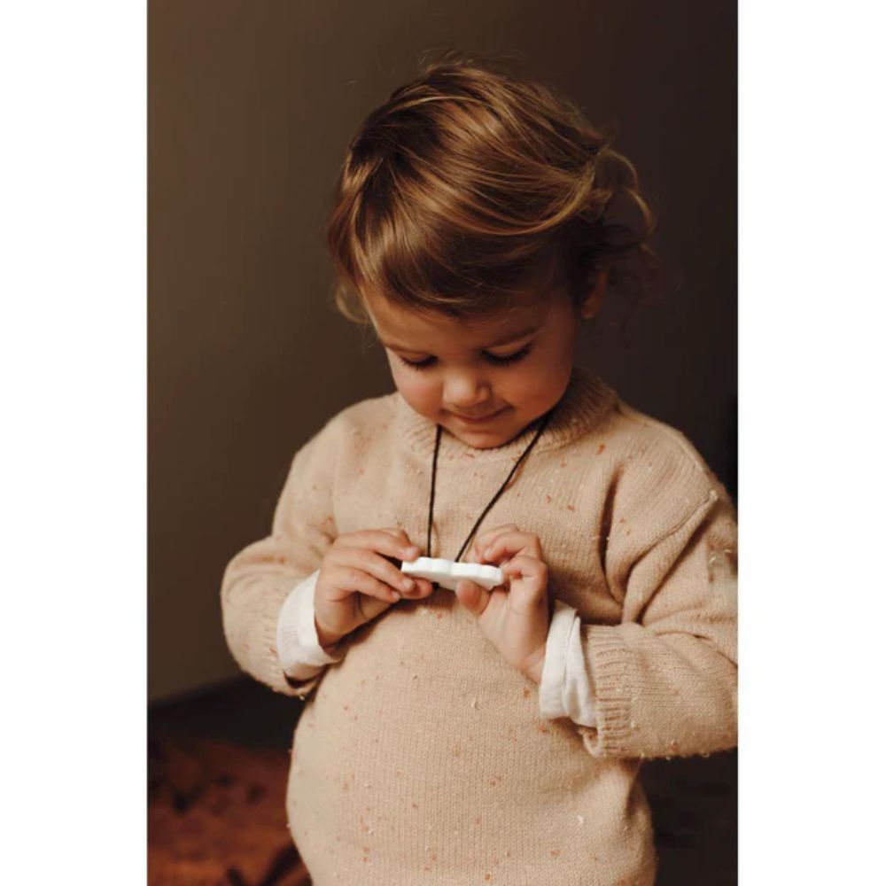Jellystone Designs Sensory Silicone Pendant - Rainbow