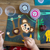 Jungle Dough Sensory Kids Craft Kit