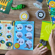 Jungle Dough Sensory Kids Craft Kit