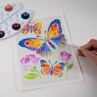 Magic Painting Kit - Aquarellum Butterflies and Flowers