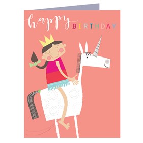 Unicorn birthday card