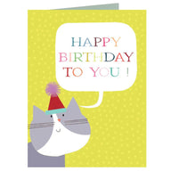 Cat Birthday Card