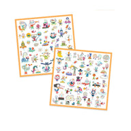 Kids Stickers - Djeco Gazette 160 Stickers 