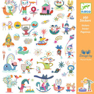 Kids Stickers - Djeco Gazette 160 Stickers 