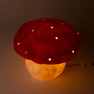 Large Mushroom Night Lamp, Red