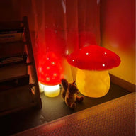 Large Mushroom Night Lamp, Red