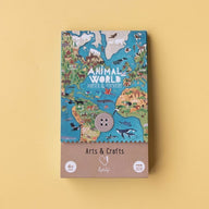 Londji Animal World Poster & Stickers - Educational Craft for Kids 4+
