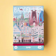 Londji Barcelona Skyline Reversible Jigsaw Puzzle (100 pieces)