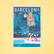 Londji Barcelona Skyline Reversible Jigsaw Puzzle (100 pieces)