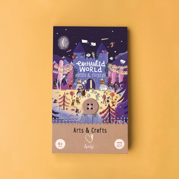 Londji Enchanted World Poster and Stickers activity set