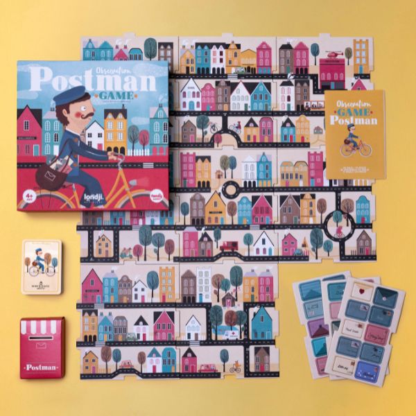 Londji Family Game - Postman - Observation Game for Kids 4+