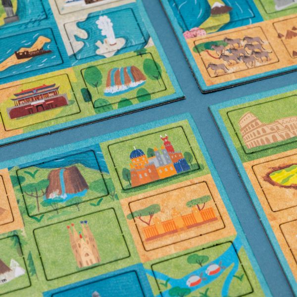 Londji learning game about continents and countries
