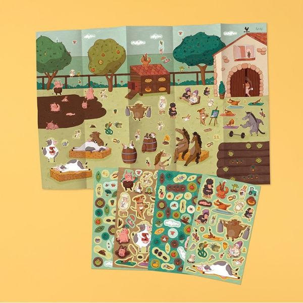 Londji Farmtastic World Poster & Stickers