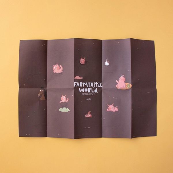 Londji Farmtastic World Poster & Stickers