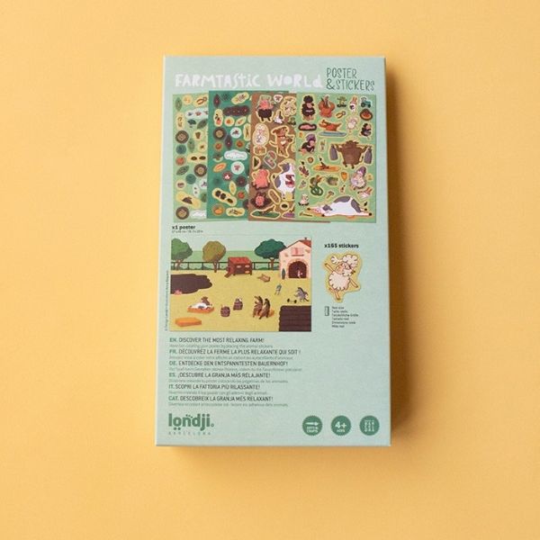 Londji Farmtastic World Poster & Stickers