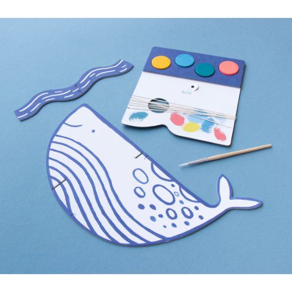 Sea life watercolour craft for children
