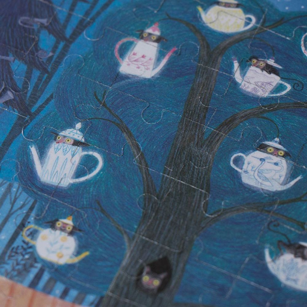 Londji Pocket Puzzle - Day and Night In The Forest (100 piece)