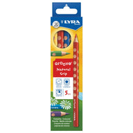 Lyra Groove Pencil 5pcs Set – Ergonomic Kids’ Coloured Pencils