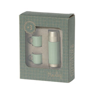 Maileg Hiker Mouse - Thermos and Cups, Mint
