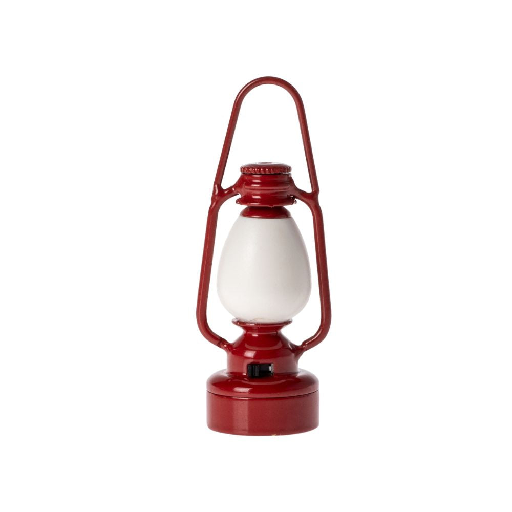 Maileg Hiker Mouse - Vintage lantern, Red