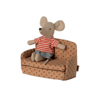 Maileg Mouse - LouiMax Sofa bed, Dots