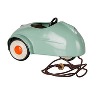 Maileg Car, Mouse in Light Mint vintage metal toy car with pull string for Little Brother, Little Sister, Big Brother, Big Sister and Mum and Dad mice.