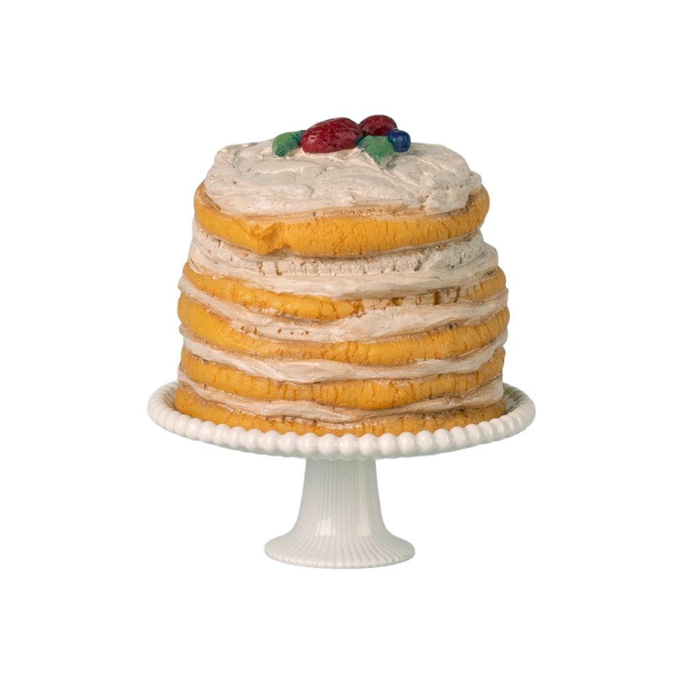 Maileg Party Cake and Cake Stand, Mouse