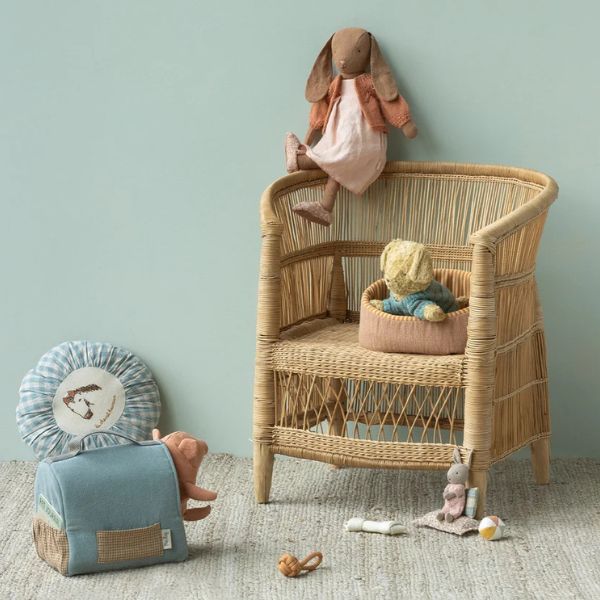 Maileg Pet Supply, Small Knitted Sweater - Dusty Blue